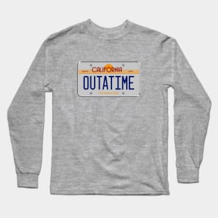 Outatime Plate Vintage Art Long Sleeve T-Shirt